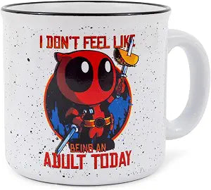 Deadpool Ceramic Camper Mug, 20oz