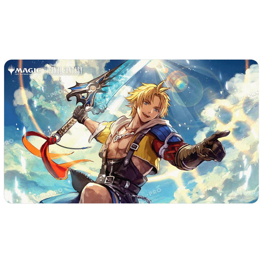 FINAL FANTASY Playmat for Magic: The Gathering - Commander Tidus, Yuna's Guardian - Ultra Pro Playmats