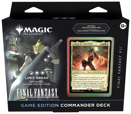 Magic the Gathering FINAL FANTASY Commander Deck - FINAL FANTASY VII Limit Break (Game Edition)