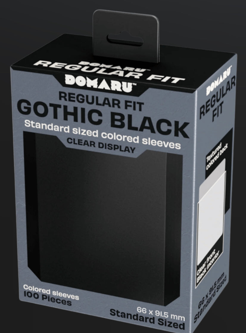 DOMARU Sleeves:  Regular Fit Standard Sized (100ct)
