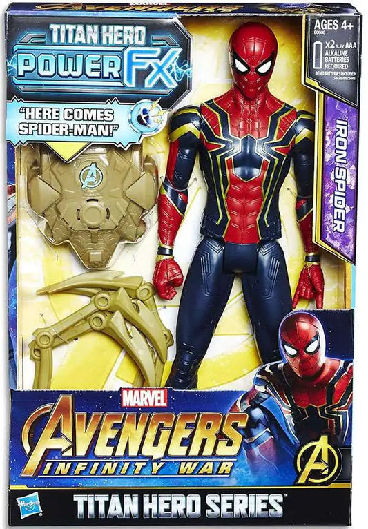 Marvel Avengers Infinity War Titan Hero Series Power FX Iron Spider Action Figure