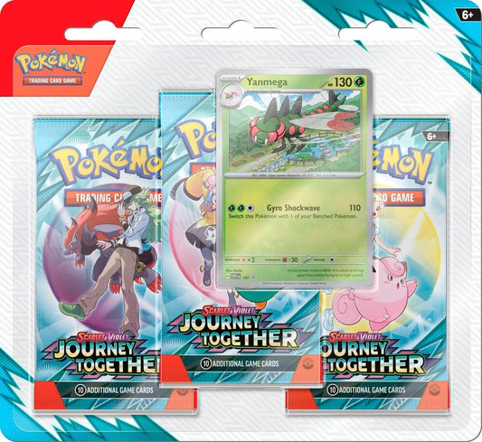 Pokémon - Journey Together 3 Pack Blister [Yanmega]