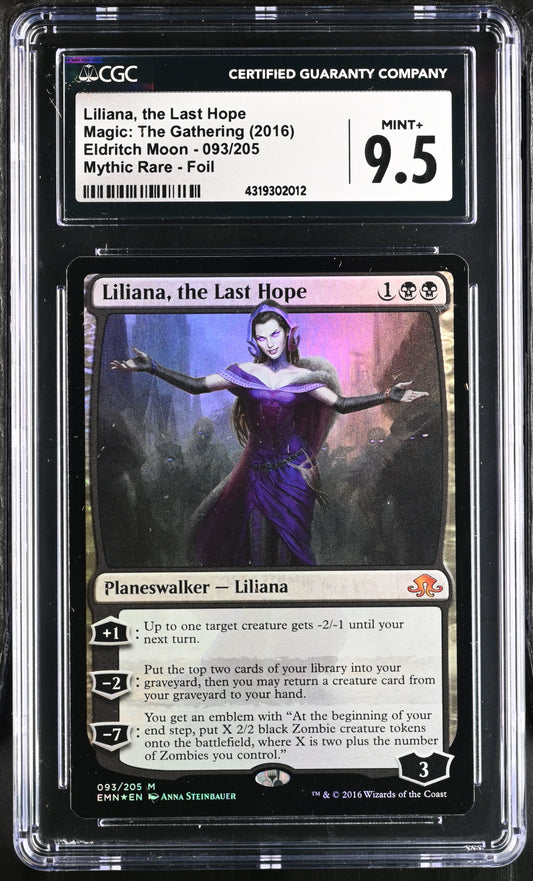 Liliana, the Last Hope EMN #093 Foil CGC 9.5