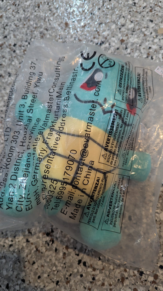 Pokemon Squirtle Plushie approx. 9" (sealed)