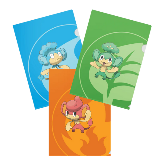 Pokémon Tournament Folios featuring Pansage, Pansear, and Panpour