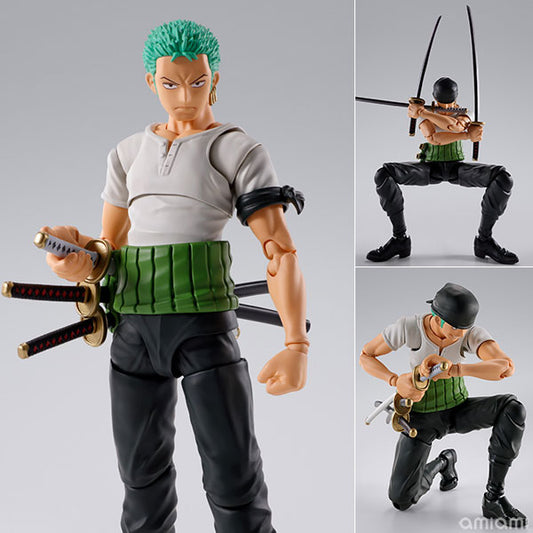 One Piece Figure: Tamashii Nations S.H. Figuarts- Roronoa Zoro, Romance Dawn