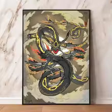 Small Shiny Rayquaza Poster