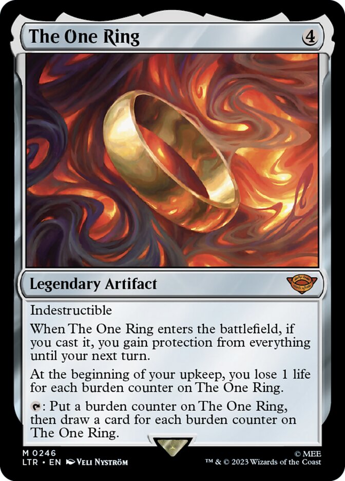 The One Ring (Foil) - Universes Beyond: The Lord of the Rings: Tales of Middle-earth (LTR) NM