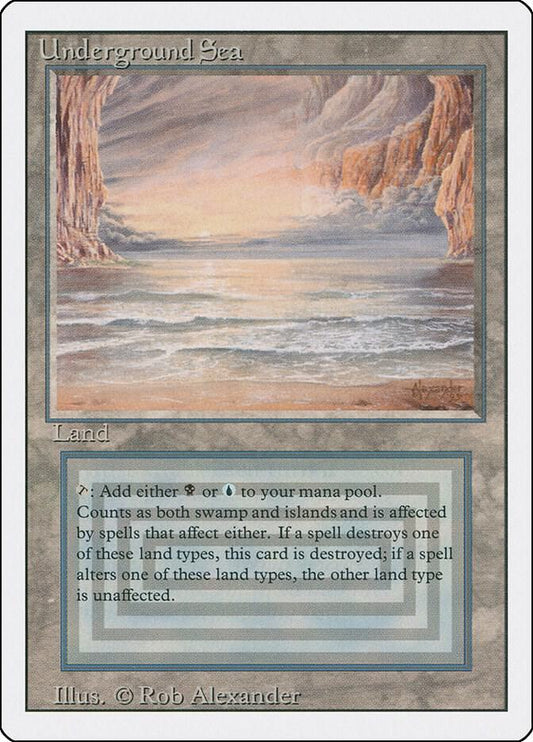 MTG Underground Sea (Revised) NM