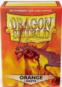 Dragon Shield Matte Sleeves - orange (100-Pack)