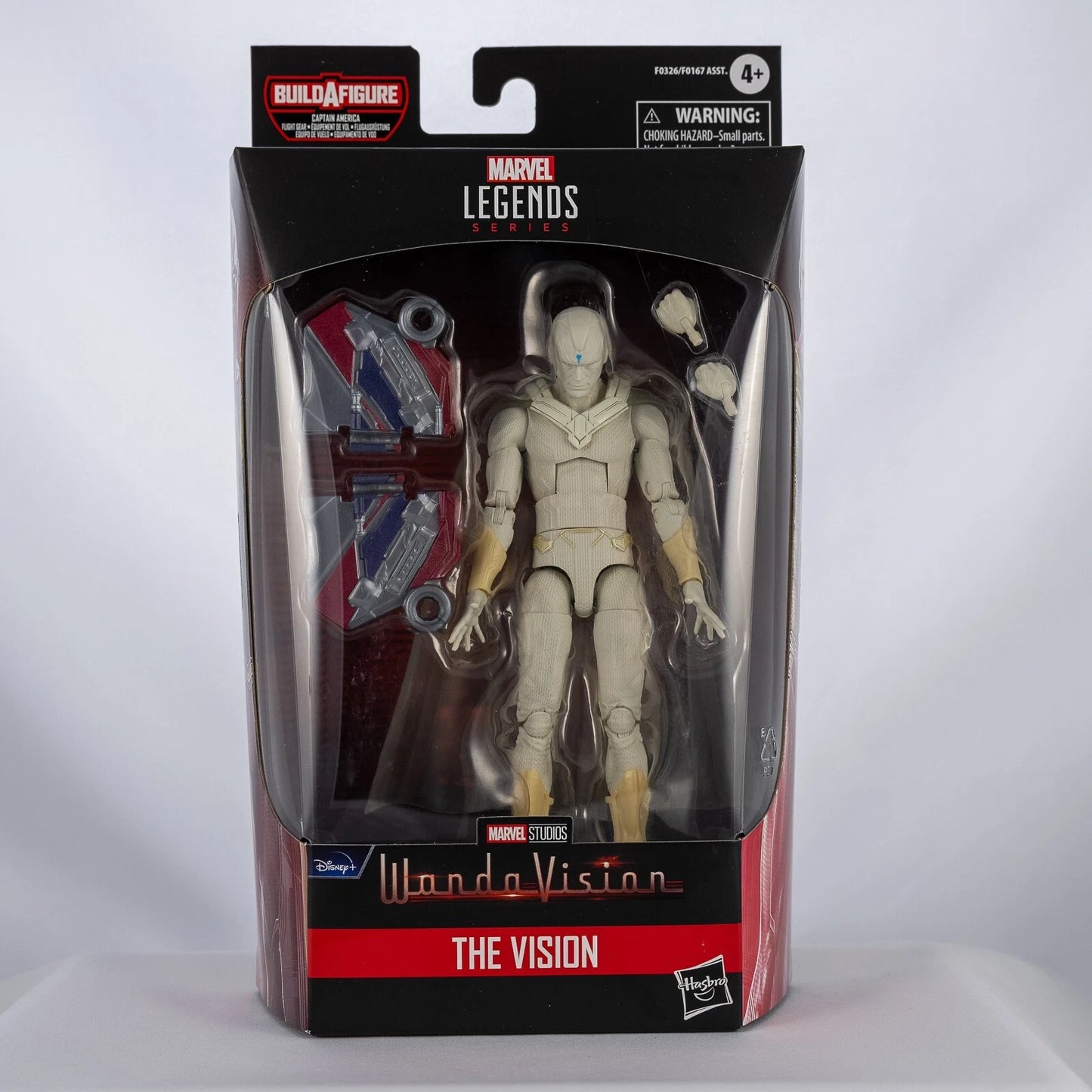Marvel Legends Series Marvel Studios Wandavision The Vision White w/ Capt. BAF