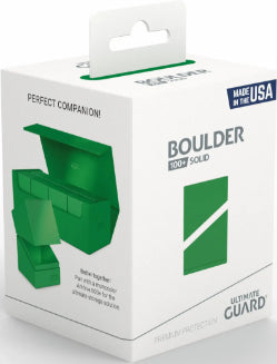 Boulder Deck Case 100+ - Solid Green- Ultimate Guard Deck Boxes