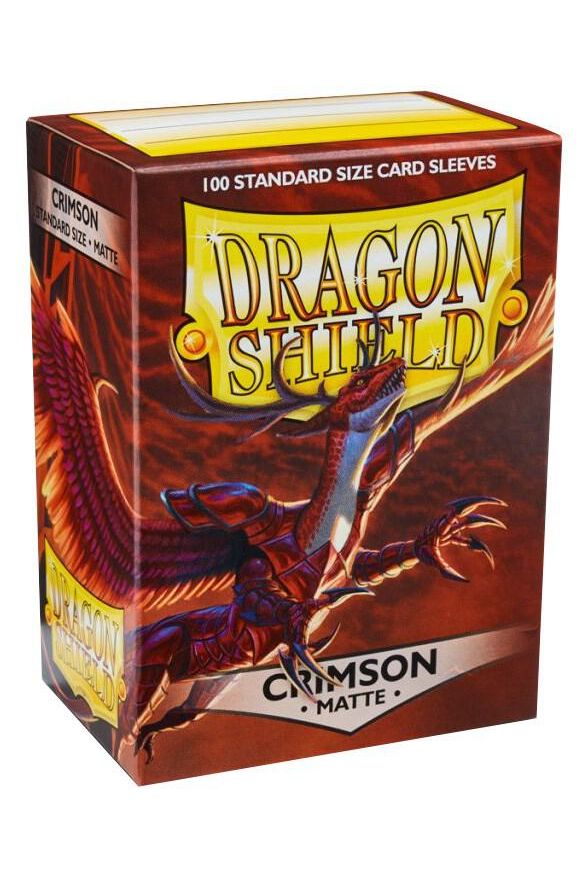 Dragon Shield Matte Sleeves - Crimson (100-Pack)