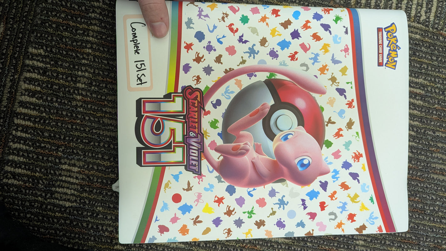 Pokemon 151 Scarlet and Violet Master Set W/ Promos