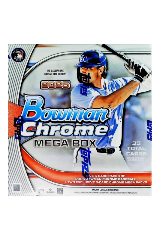 2025 Bowman Chrome Baseball Factory Sealed Mega Box